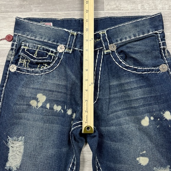 $345 True Religion Billy Big T Jeans 30 Urban Cow Made IN USA NWT Y2K Denim NEW - Picture 6 of 10